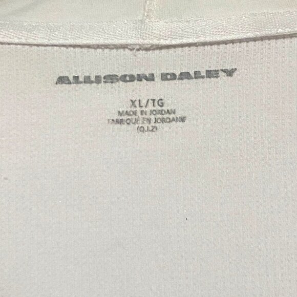 Allison Daley Swim Pool Cover Womens XL White Beach Cruisewear Summer Vacation - Picture 5 of 6